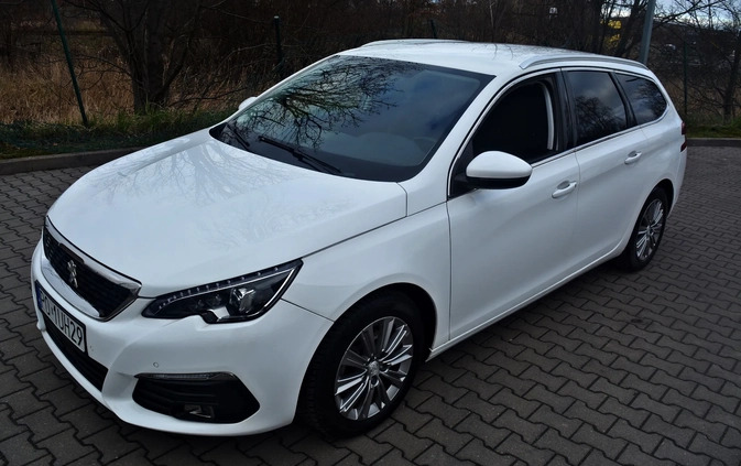 Peugeot 308 cena 73900 przebieg: 82000, rok produkcji 2021 z Jelcz-Laskowice małe 232